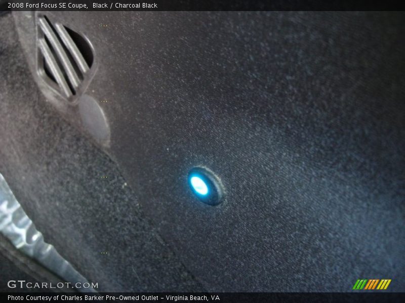 Black / Charcoal Black 2008 Ford Focus SE Coupe