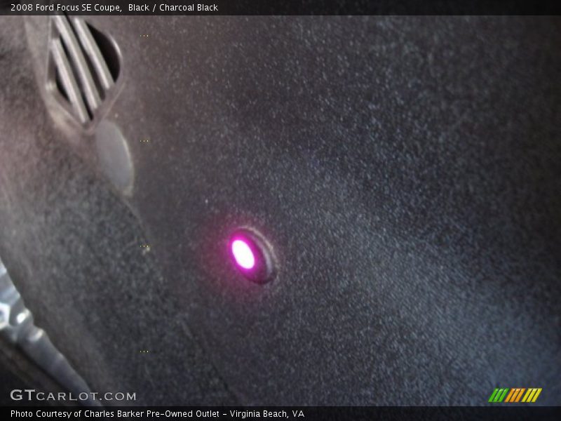 Black / Charcoal Black 2008 Ford Focus SE Coupe