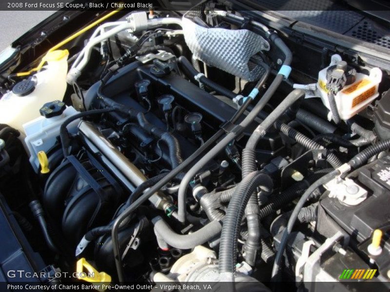 Black / Charcoal Black 2008 Ford Focus SE Coupe