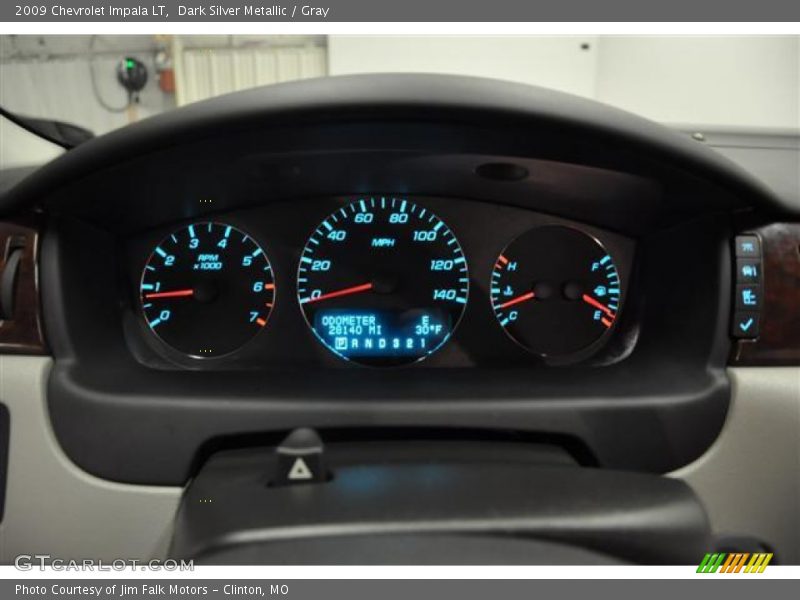 Dark Silver Metallic / Gray 2009 Chevrolet Impala LT