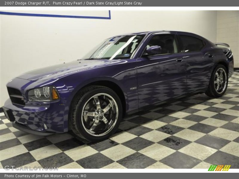 Plum Crazy Pearl / Dark Slate Gray/Light Slate Gray 2007 Dodge Charger R/T