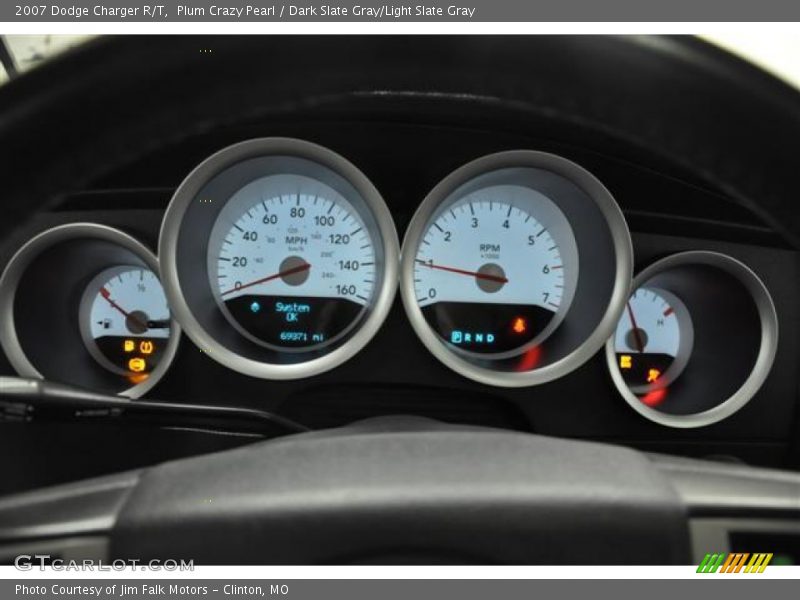 Plum Crazy Pearl / Dark Slate Gray/Light Slate Gray 2007 Dodge Charger R/T