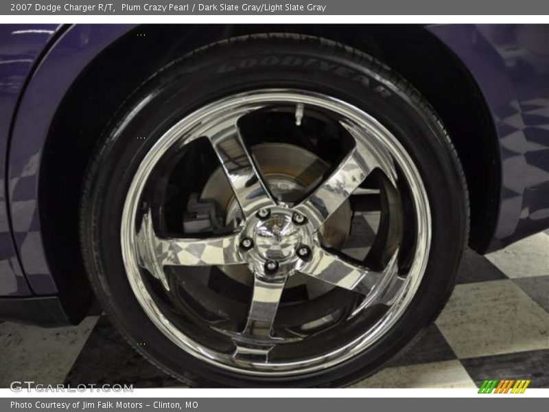 Plum Crazy Pearl / Dark Slate Gray/Light Slate Gray 2007 Dodge Charger R/T