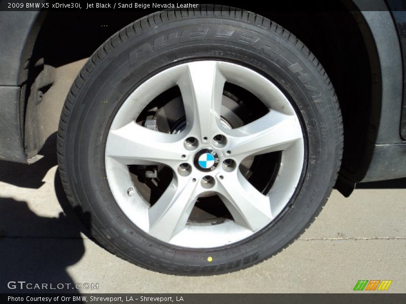 Jet Black / Sand Beige Nevada Leather 2009 BMW X5 xDrive30i
