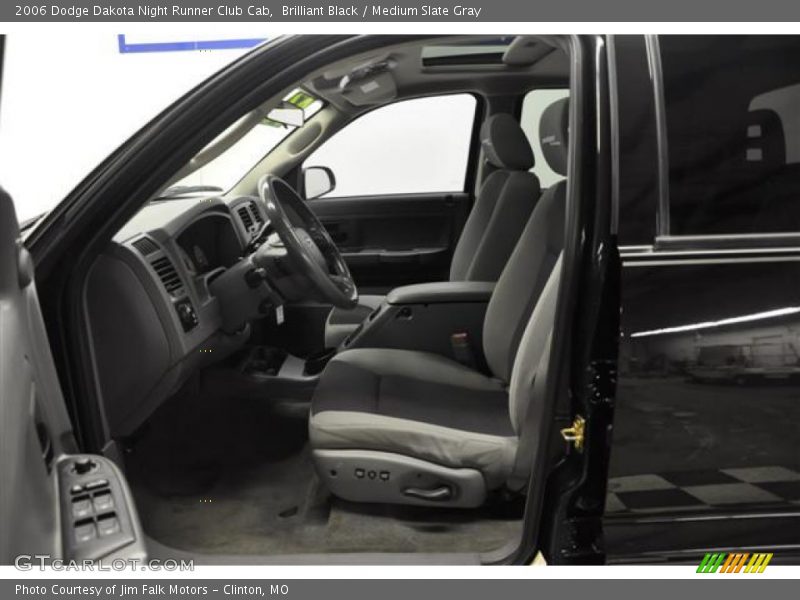 Brilliant Black / Medium Slate Gray 2006 Dodge Dakota Night Runner Club Cab