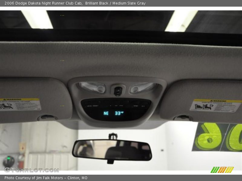 Brilliant Black / Medium Slate Gray 2006 Dodge Dakota Night Runner Club Cab
