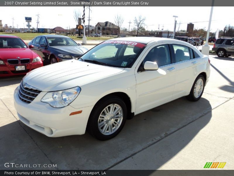Stone White / Dark Slate Gray/Light Slate Gray 2007 Chrysler Sebring Limited Sedan
