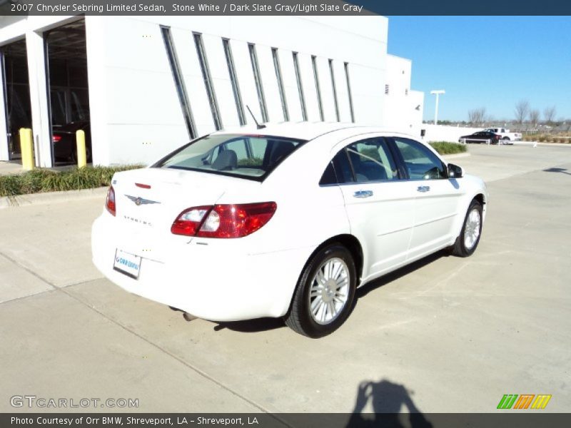 Stone White / Dark Slate Gray/Light Slate Gray 2007 Chrysler Sebring Limited Sedan