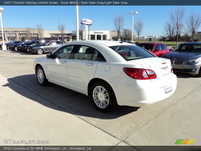 Stone White / Dark Slate Gray/Light Slate Gray 2007 Chrysler Sebring Limited Sedan