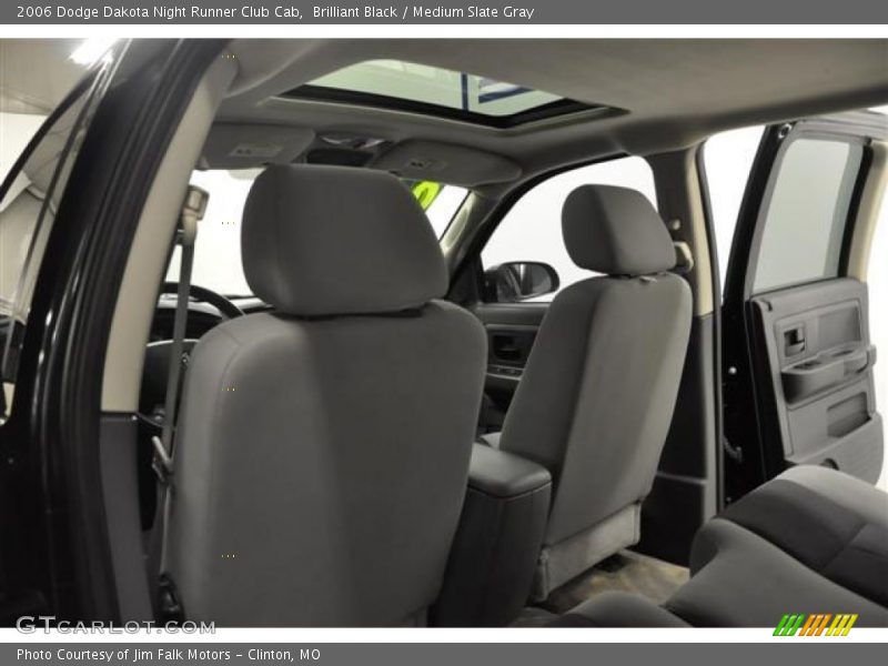 Brilliant Black / Medium Slate Gray 2006 Dodge Dakota Night Runner Club Cab