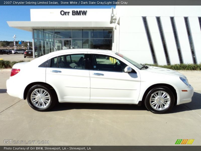 Stone White / Dark Slate Gray/Light Slate Gray 2007 Chrysler Sebring Limited Sedan