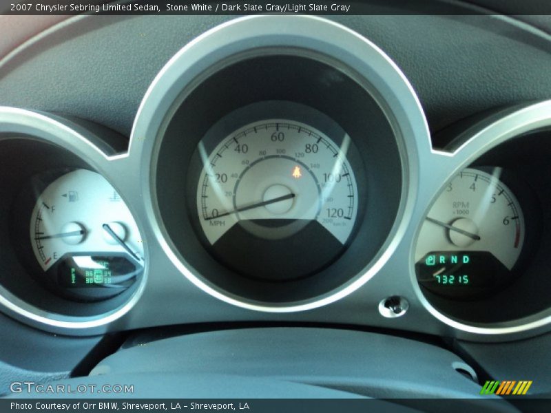 Stone White / Dark Slate Gray/Light Slate Gray 2007 Chrysler Sebring Limited Sedan