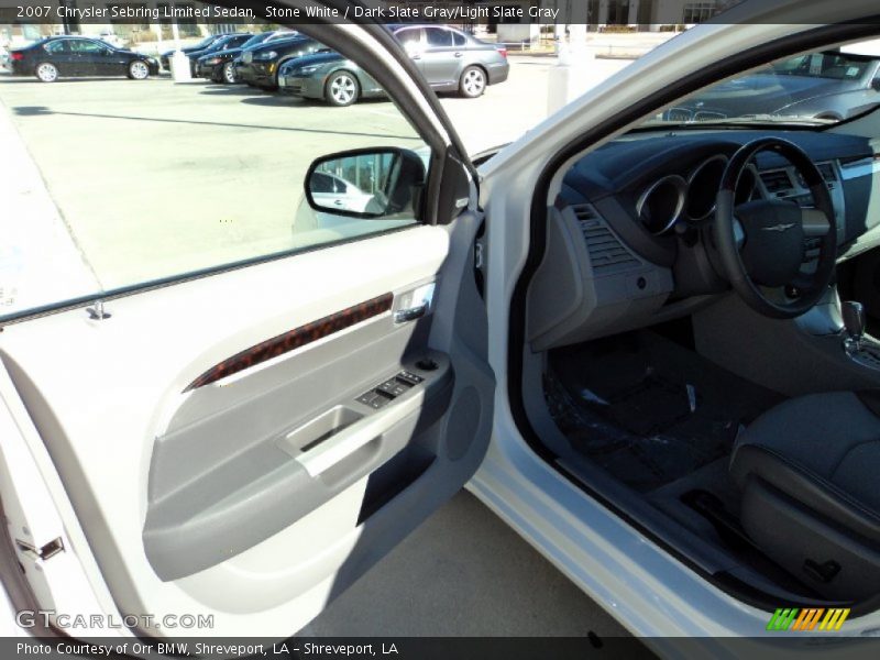 Stone White / Dark Slate Gray/Light Slate Gray 2007 Chrysler Sebring Limited Sedan