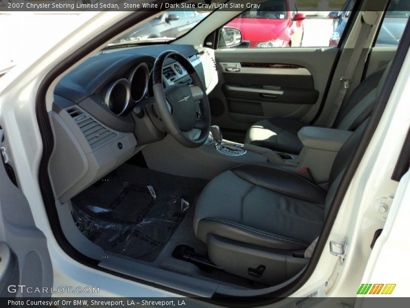  2007 Sebring Limited Sedan Dark Slate Gray/Light Slate Gray Interior