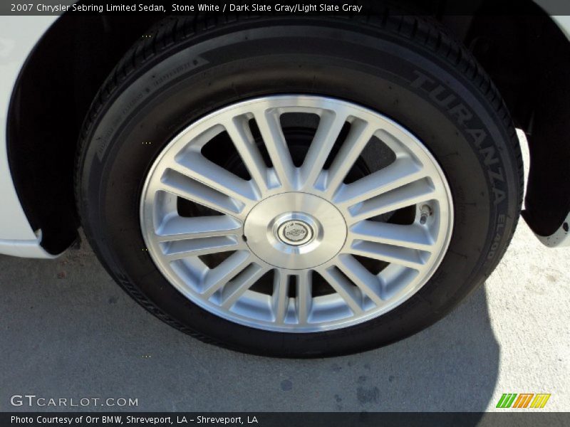 Stone White / Dark Slate Gray/Light Slate Gray 2007 Chrysler Sebring Limited Sedan