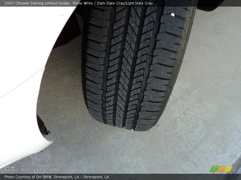 Stone White / Dark Slate Gray/Light Slate Gray 2007 Chrysler Sebring Limited Sedan