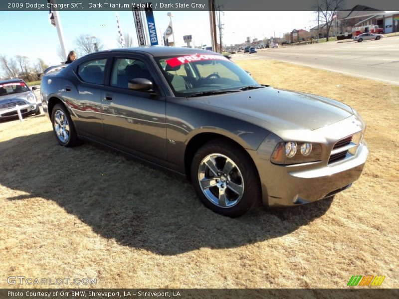 Dark Titanium Metallic / Dark Slate Gray 2009 Dodge Charger SXT