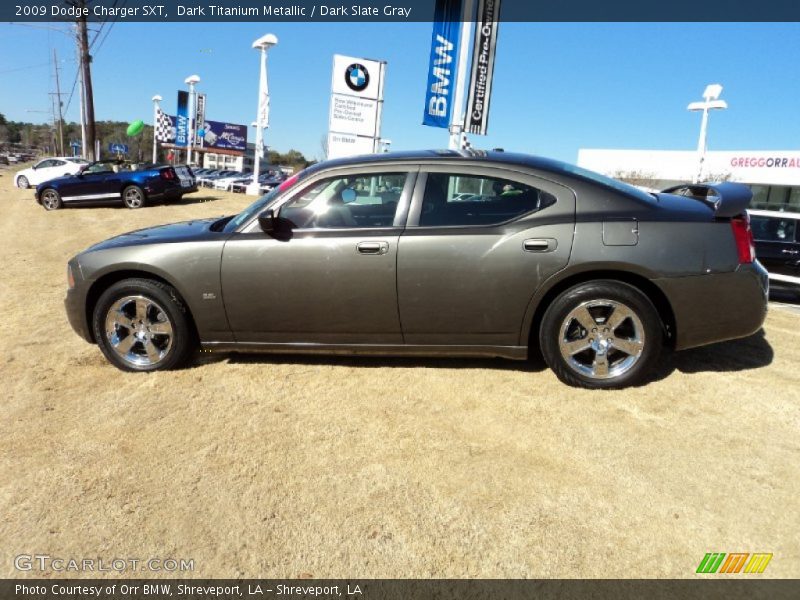 Dark Titanium Metallic / Dark Slate Gray 2009 Dodge Charger SXT