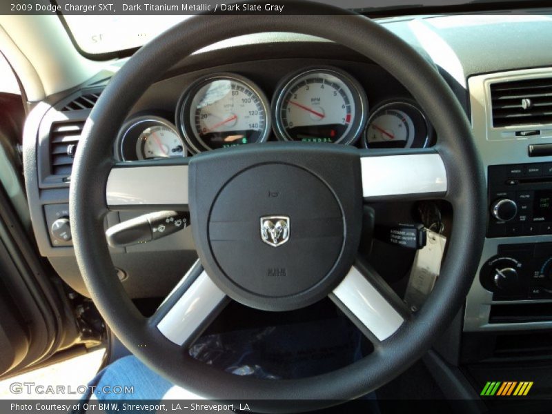 Dark Titanium Metallic / Dark Slate Gray 2009 Dodge Charger SXT