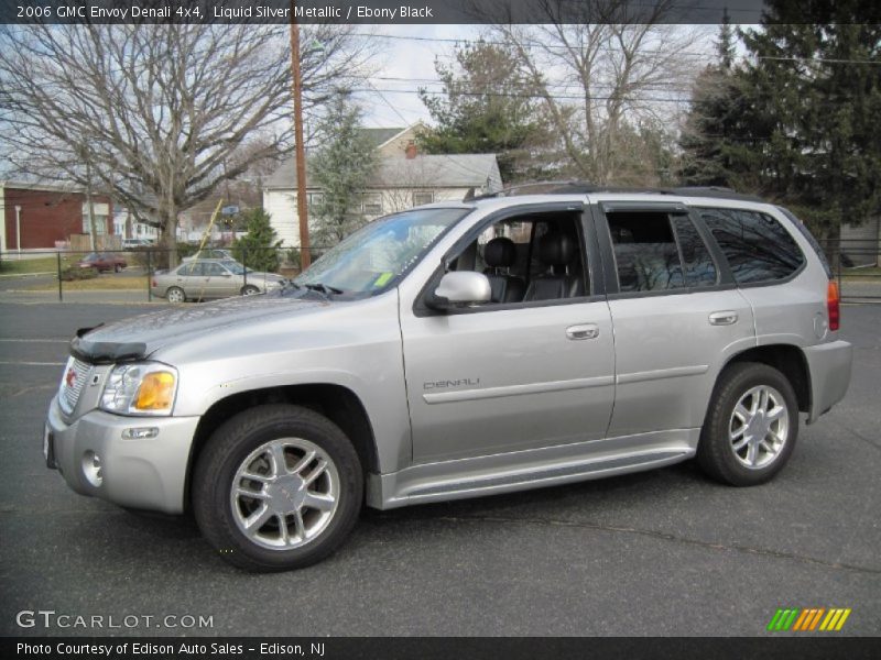 Liquid Silver Metallic / Ebony Black 2006 GMC Envoy Denali 4x4
