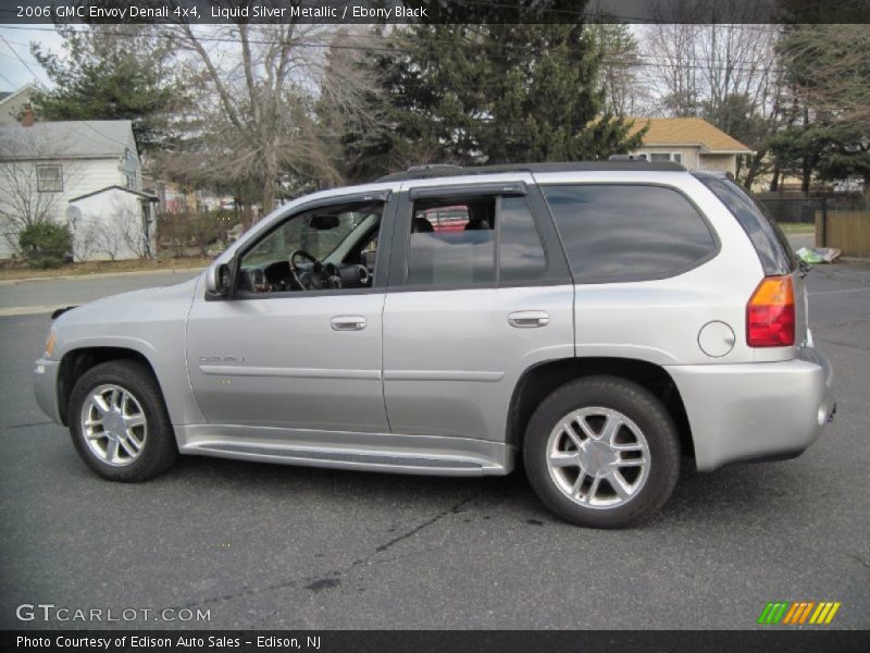 Liquid Silver Metallic / Ebony Black 2006 GMC Envoy Denali 4x4