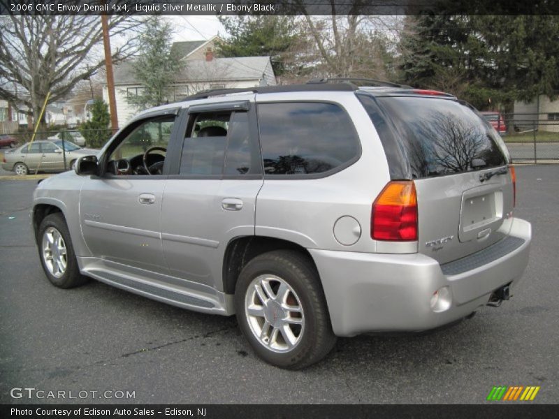 Liquid Silver Metallic / Ebony Black 2006 GMC Envoy Denali 4x4