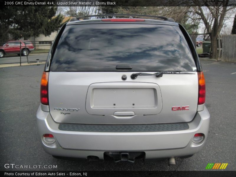 Liquid Silver Metallic / Ebony Black 2006 GMC Envoy Denali 4x4
