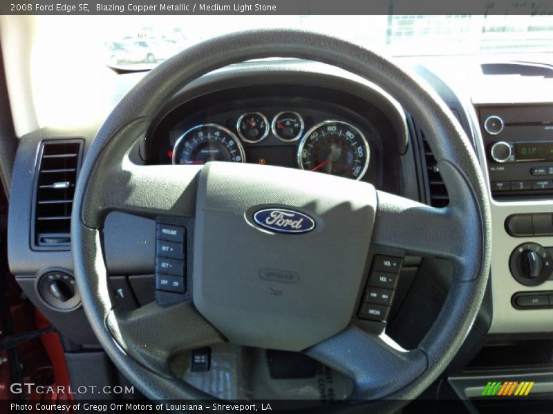 Blazing Copper Metallic / Medium Light Stone 2008 Ford Edge SE