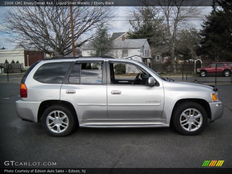 Liquid Silver Metallic / Ebony Black 2006 GMC Envoy Denali 4x4