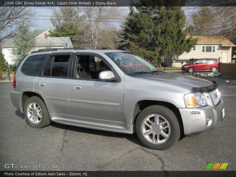 Liquid Silver Metallic / Ebony Black 2006 GMC Envoy Denali 4x4