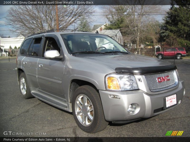 Liquid Silver Metallic / Ebony Black 2006 GMC Envoy Denali 4x4