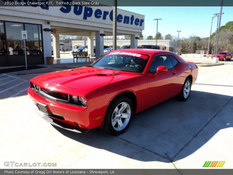 TorRed / Dark Slate Gray 2010 Dodge Challenger R/T