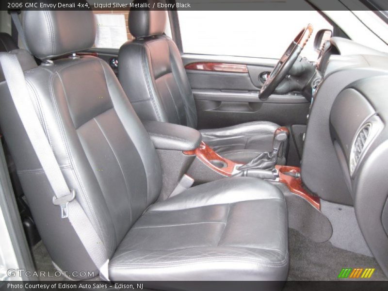 Liquid Silver Metallic / Ebony Black 2006 GMC Envoy Denali 4x4