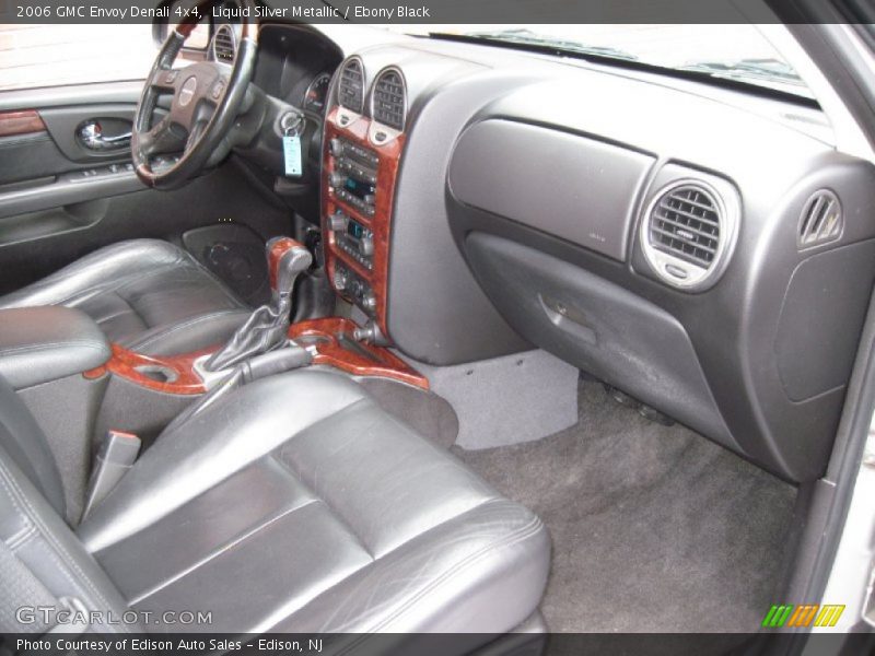 Liquid Silver Metallic / Ebony Black 2006 GMC Envoy Denali 4x4