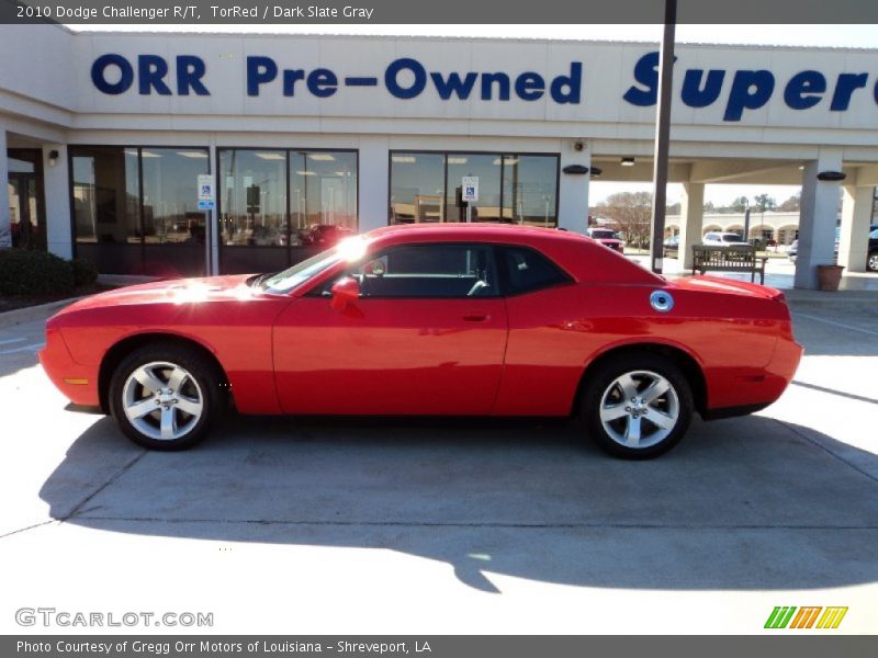 TorRed / Dark Slate Gray 2010 Dodge Challenger R/T