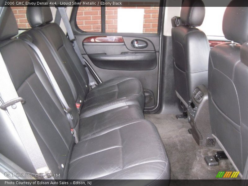 Liquid Silver Metallic / Ebony Black 2006 GMC Envoy Denali 4x4