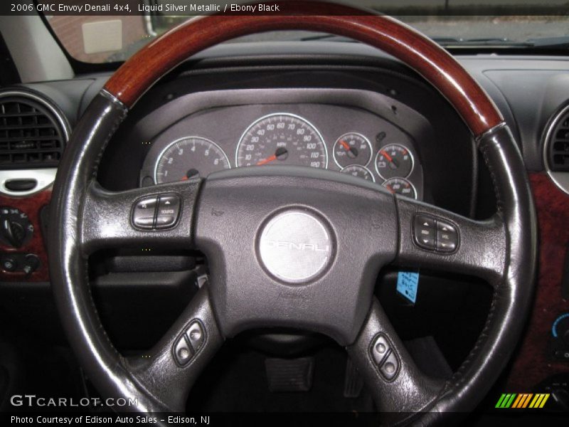 Liquid Silver Metallic / Ebony Black 2006 GMC Envoy Denali 4x4