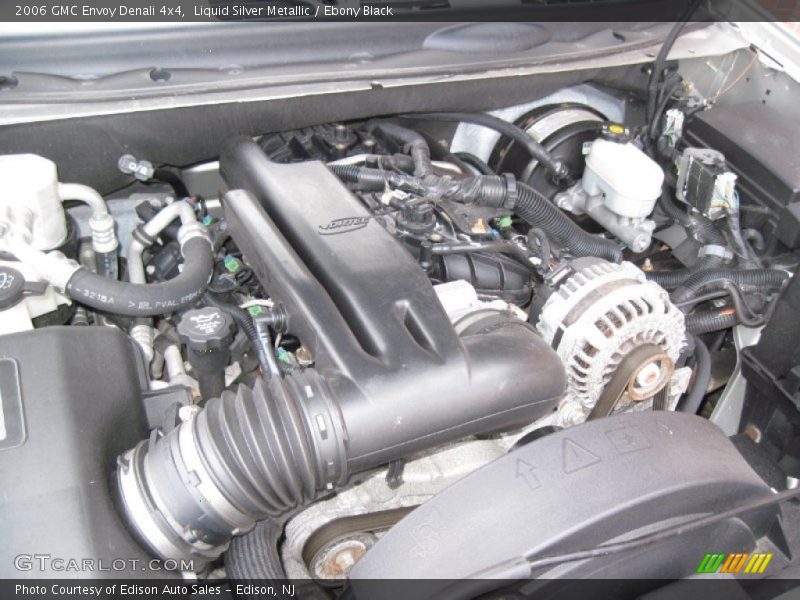 Liquid Silver Metallic / Ebony Black 2006 GMC Envoy Denali 4x4