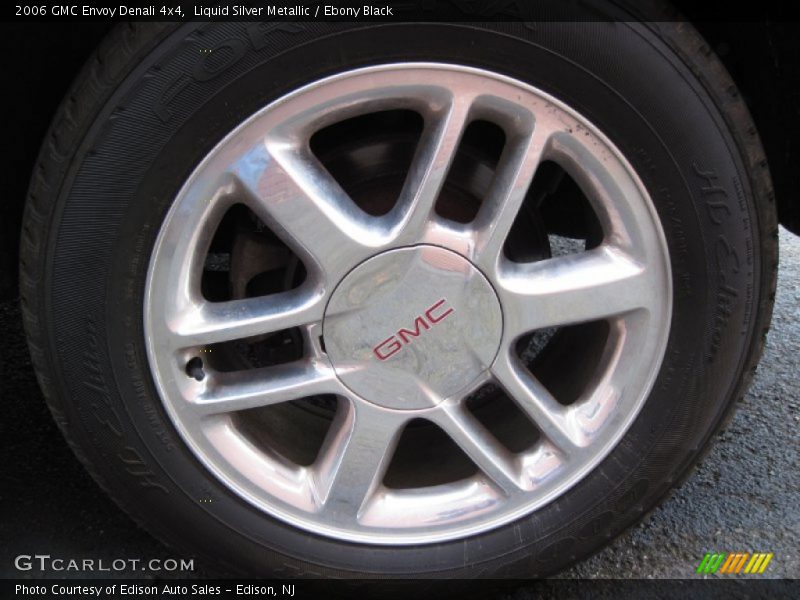 Liquid Silver Metallic / Ebony Black 2006 GMC Envoy Denali 4x4