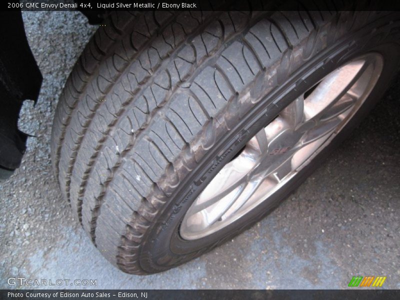 Liquid Silver Metallic / Ebony Black 2006 GMC Envoy Denali 4x4