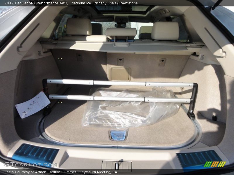 Platinum Ice Tricoat / Shale/Brownstone 2012 Cadillac SRX Performance AWD