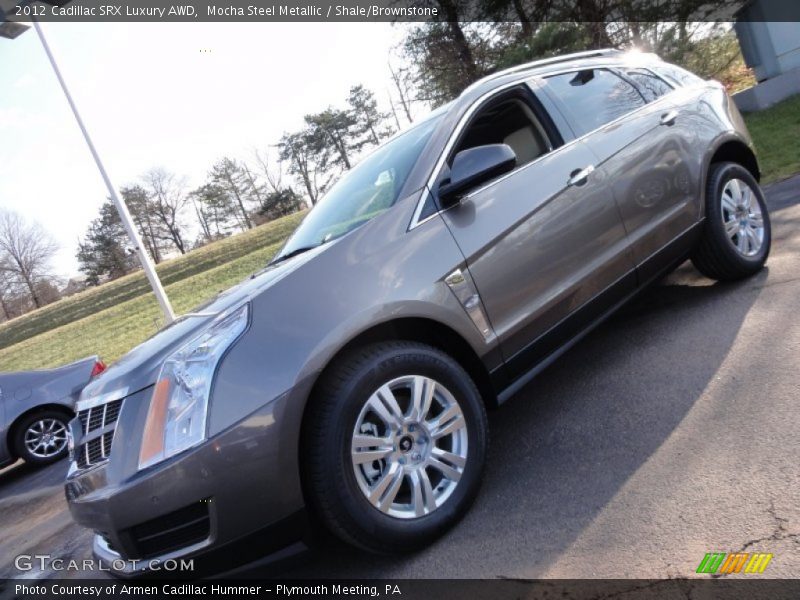 Mocha Steel Metallic / Shale/Brownstone 2012 Cadillac SRX Luxury AWD