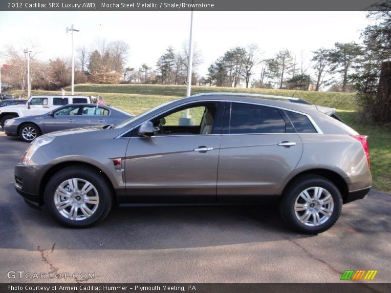 Mocha Steel Metallic / Shale/Brownstone 2012 Cadillac SRX Luxury AWD
