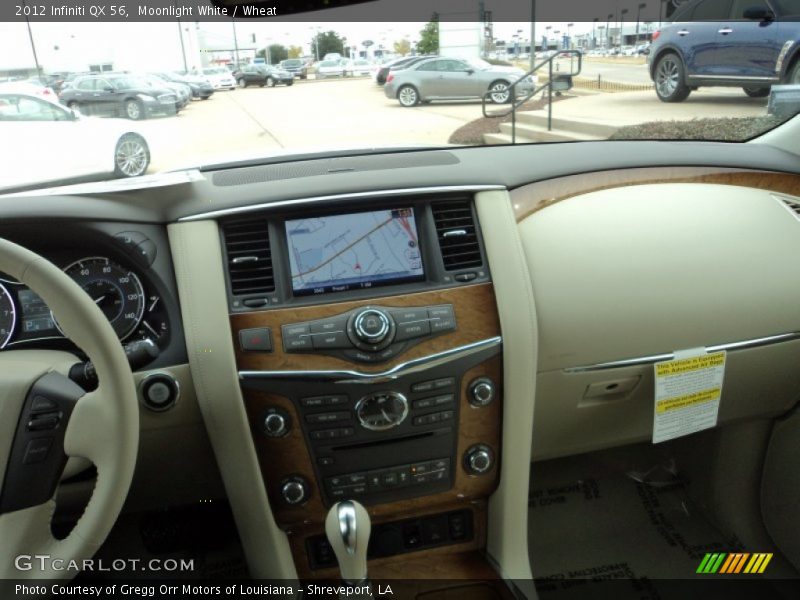 Moonlight White / Wheat 2012 Infiniti QX 56