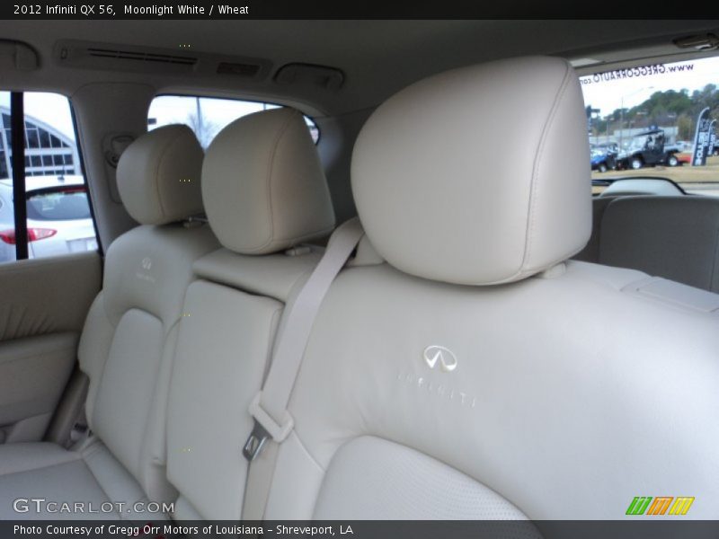 Moonlight White / Wheat 2012 Infiniti QX 56