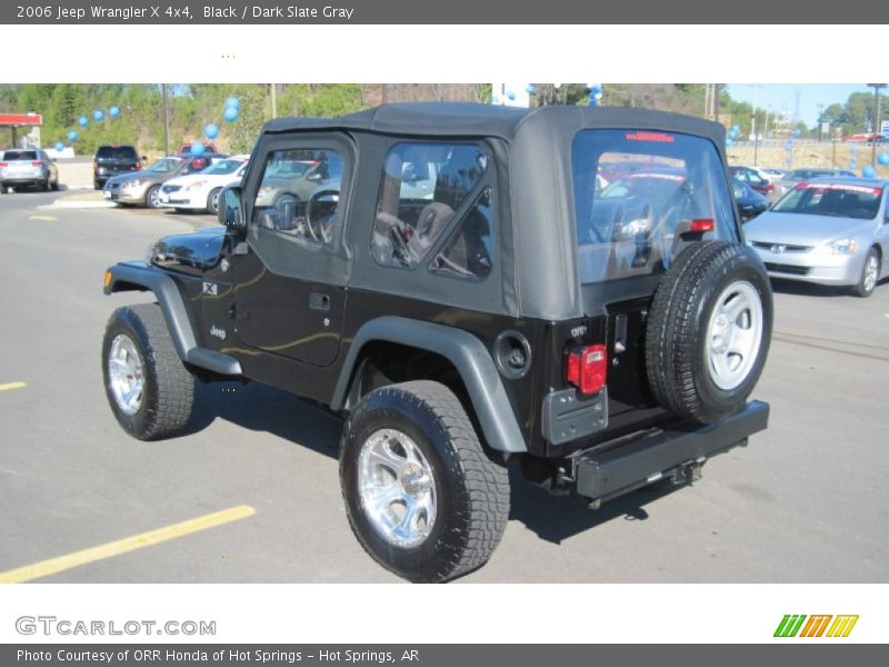 Black / Dark Slate Gray 2006 Jeep Wrangler X 4x4