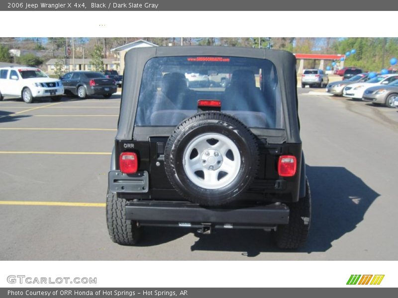 Black / Dark Slate Gray 2006 Jeep Wrangler X 4x4