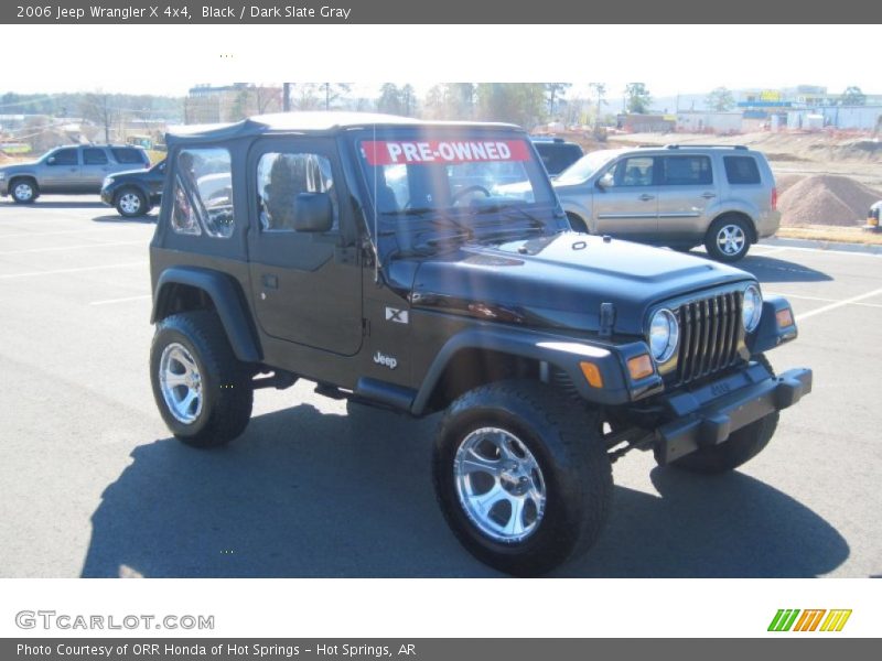 Black / Dark Slate Gray 2006 Jeep Wrangler X 4x4