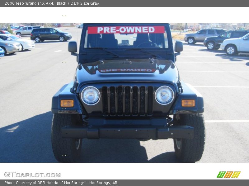 Black / Dark Slate Gray 2006 Jeep Wrangler X 4x4