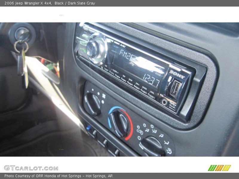 Black / Dark Slate Gray 2006 Jeep Wrangler X 4x4